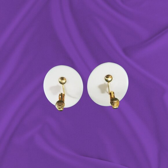 Vintage Avon Beautiful in Full Bloom Clip-on Earrings - Picture 3 of 3